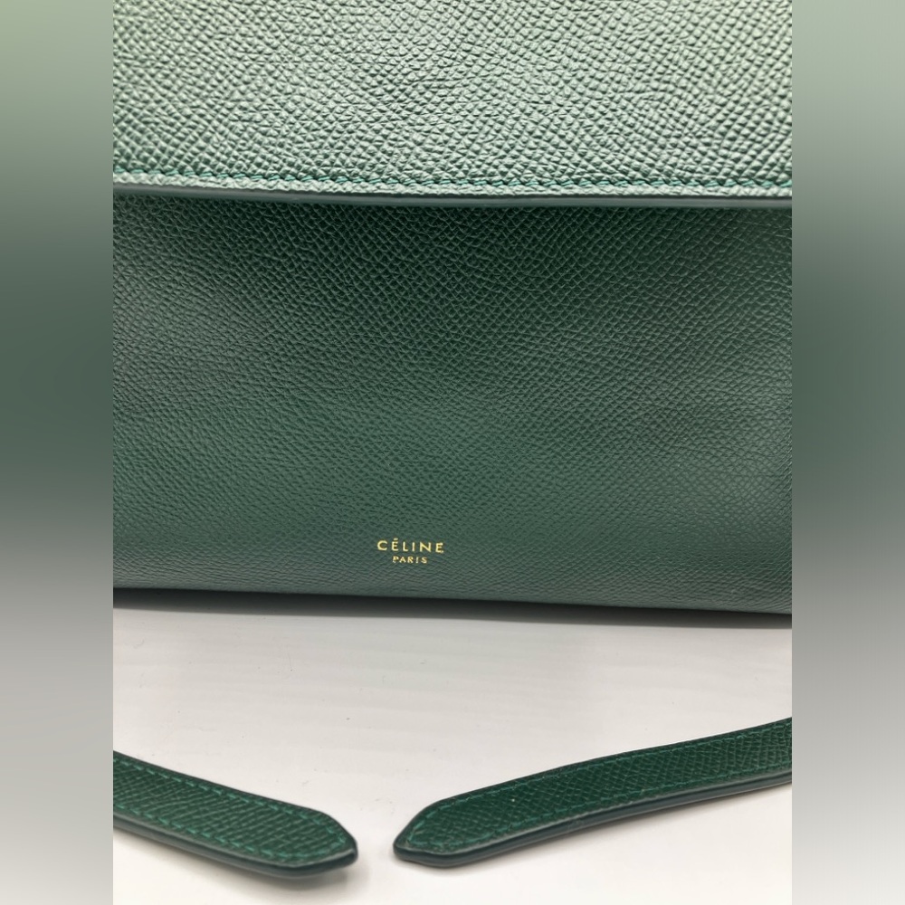 Celine Micro Belt Bag in Grained Calfskin Amazone Green - Picture 3 of 15